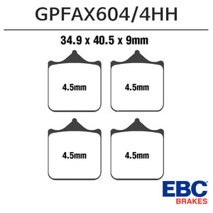 EBC S1000R 프론트 브레이크패드 GPFAX604HH바이크마루