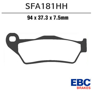 EBC 12- SRV850 프론트 브레이크패드 SFA181HH바이크마루