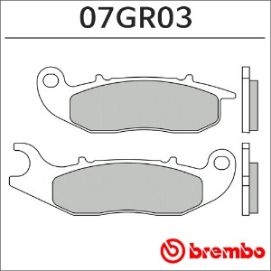 브렘보 18- PCX150 ABS 프론트 브레이크패드 07GR03CC 오토바이 PCX튜닝바이크마루